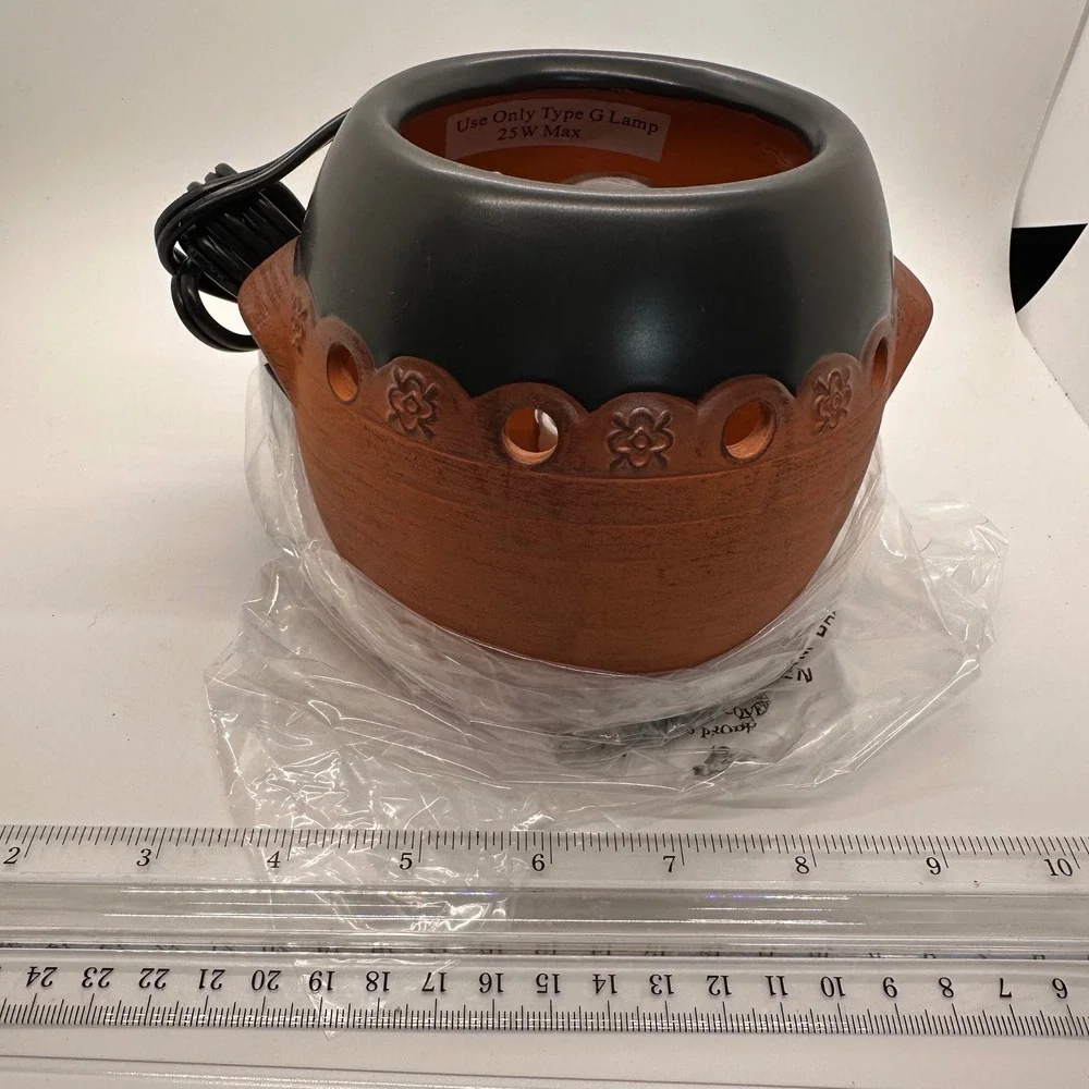 Scentsy Sonora Full Size Warmer Electric‎ Candle Wax Melt Terracotta Brown